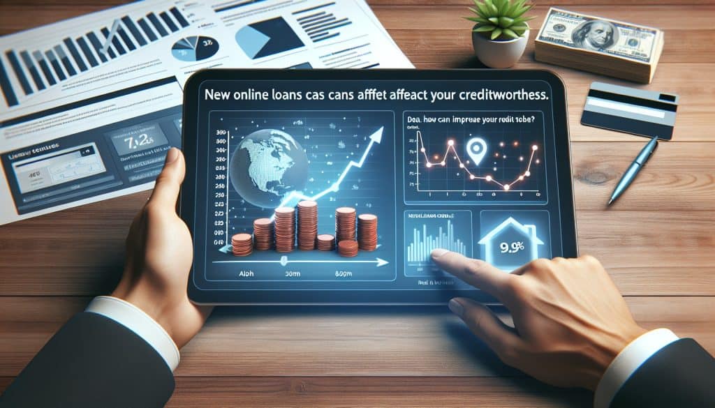 Kako nova spletna posojila vplivajo na vašo kreditno sposobnost?