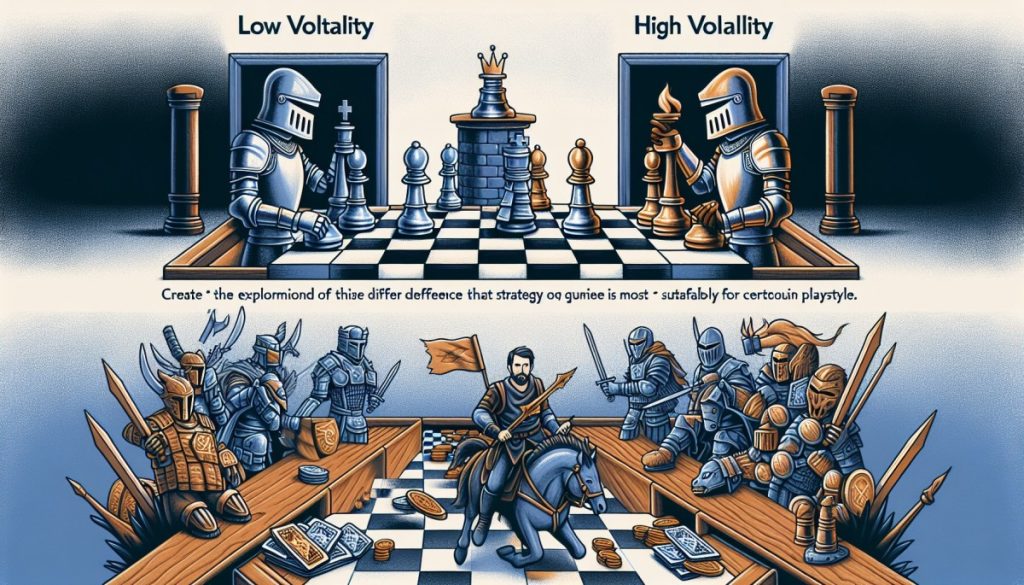 Razlika med nizko in visoko volatilnimi igrami