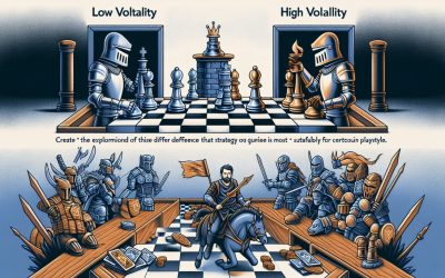 Razlika med nizko in visoko volatilnimi igrami